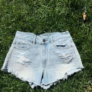 A & E high rise festival Jean shorts